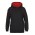 JB's Contrast Fleecy Hoodie - Black/Red