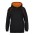 JB's Contrast Fleecy Hoodie - Black/Orange