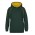 JB's Contrast Fleecy Hoodie - Bottle/Gold