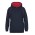 JB's Contrast Fleecy Hoodie - Navy/Red