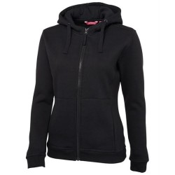 JB's Ladies Full Zip Fleecy Hoodie