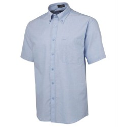 JB's Short Sleeve Oxford Shirt Lt Blue -3XL