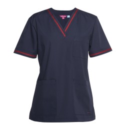 JB's CONTRAST LADIES SCRUBS TOP 