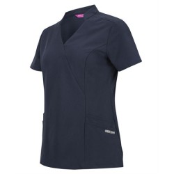 JB's Ladies Nu Mandarin Collar Scrub Top
