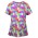 JB's Ladies Scrub Top Printed - Cat