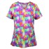 JB's LADIES SCRUB TOP PRINTED 