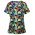 JB's Ladies Scrub Top Printed - Dino