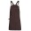 JB's 65x75 Brass Eyelet Canvas Apron Pu Strap - Chocolate/Chocolate