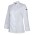 JB's Ladies Long Sleeve Snap Button Chefs Jacket - White