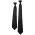 JB's Clip on Tie (5PACK) - Black
