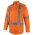 JB's Hi Vis (D+N) Long Sleeve 150G Cross Back Tape Shirt - Orange