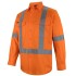 JB's Hi Vis (D+N) Long Sleeve 150G Cross Back Tape Shirt