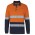 JB's Hi Vis (D+N) Long Sleeve Cotton Polo - Orange/Navy