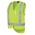 JB's Hi Vis Zip Drop Tail H Pattern (D+N) Vest - Lime