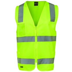 JB's HV (D+N) ZIP SAFETY VEST 