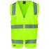 JB's HV (D+N) ZIP SAFETY VEST 