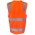 JB's Hi Vis (D+N) Zip Safety Vest - Orange