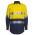 JB's Hi Vis (D+N) Long Sleeve 150G W/Shirt - Yellow/Navy