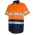 JB's Hi Vis (D+N) Short Sleeve 150G W/Shirt - Orange/Navy