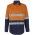 JB's Hi Vis D+N Long Sleeve Stretch W/Shirt with Tape - Orange/Navy