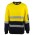 JB's Hi Vis 310 (D+N) Cotton Crew Neck Fleece - Yellow/Navy