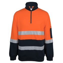 JB's HV 310 (D+N) COTTON 1/2 ZIP FLEECE 