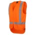 JB's Nsw/Qld Rail (D+N) Zip X-Back Safety Vest