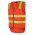 JB's Vic Road (D+N) Zip Safety Vest - Orange