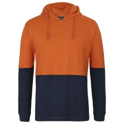 JB's HV L/S COTTON TEE WITH HOOD 
