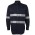 JB's (D+N) Long Sleeve 190G Work Shirt Hi Vis - Navy
