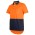 JB's Hi Vis Short Sleeve Drop Tail Polo - Orange/Navy