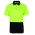JB's Hi Vis 4602.1 Jacquard Non Cuff Polo - Lime/Black