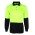 JB's Hi Vis 4602.1 Long Sleeve Jacquard Polo - Lime/Black