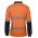 JB's Hi Vis Long Sleeve Segmented Tape Polo - Orange/Navy