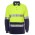 JB's Hi Vis Long Sleeve (D+N) Cotton Back Polo Orange/Nvy -5XL - Lime/Navy