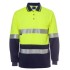JB's HV L/S (D+N) COTTON BACK POLO ORANGE/NVY -5XL