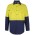 JB's Hi Vis Long Sleeve Ripstop Fishing Shirt - Yellow/Navy