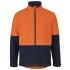 JB's HV THREE LAYER SOFTSHELL JACKET ORANGE/NAVY -5XL