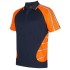 JB's Street Spider Polo W/ Reflective Stripe ORANGE/NVY-5XL
