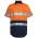 JB's Hi Vis (D+N) Short Sleeve 190G Shirt - Orange/Navy