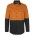 JB's Hi Vis Long Sleeve Stretch Work Shirt - Orange/Black