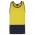JB's Hi Vis Cotton Singlet - Yellow/Navy