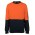 JB's Hi Vis 310 Cotton Crew Neck Fleece - Orange/Navy