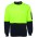 JB's Hi Vis Fleecy Crew - Lime/Navy