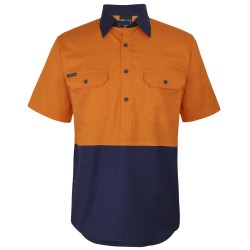 JB's HV CLOSE FRONT S/S 150G WORK SHIRT 