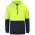 JB's Hi Vis 1/2 Zip Fleecy Hoodie - Lime/Navy