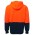 JB's Hi Vis Full Zip Fleecy Hoodie - Orange/Navy