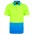 JB's Hi Vis 4602.1 Non Cuff Trad Polo - Lime/Aqua