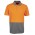 JB's Hi Vis 4602.1 Non Cuff Trad Polo - Orange/Charcoal