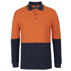 JB's HV L/S COTTON PIQUE TRAD POLO 